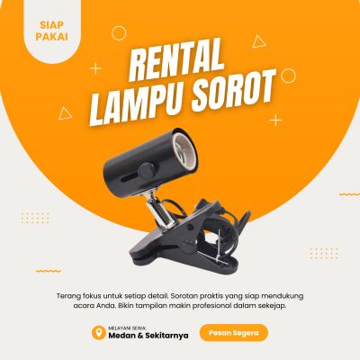 Lampu Sorot Jepit